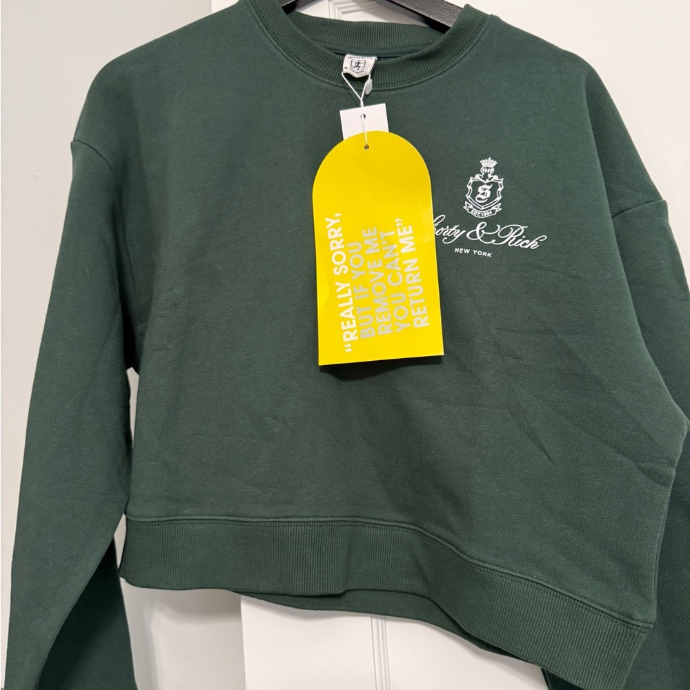 Sporty & Rich
Vendome logo-print cotton sweating
